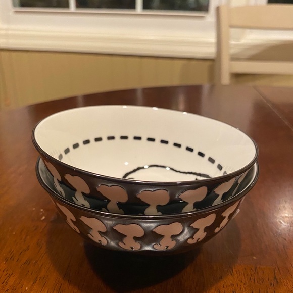 Peanuts set of 2 snoopy tidbit bowls - Picture 2 of 4